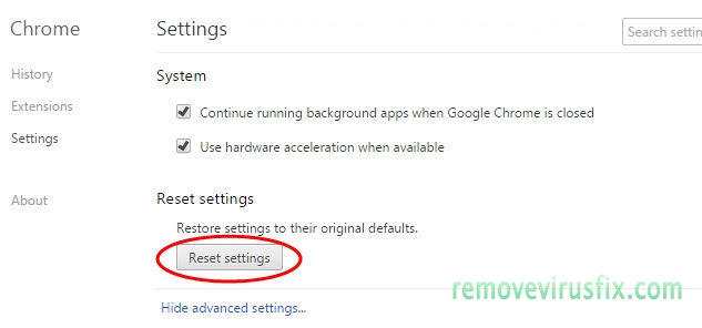 Chrome-reset-browser-settings